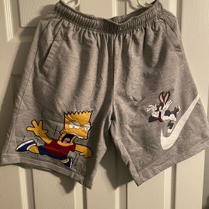 Nike Bart Simpson/Bugs Bunny Shorts